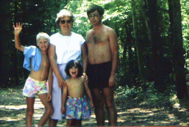 Retour de vacances, l'ann�e de la naissance de Ga�tan Govart (le 16 d�cembre 1990)